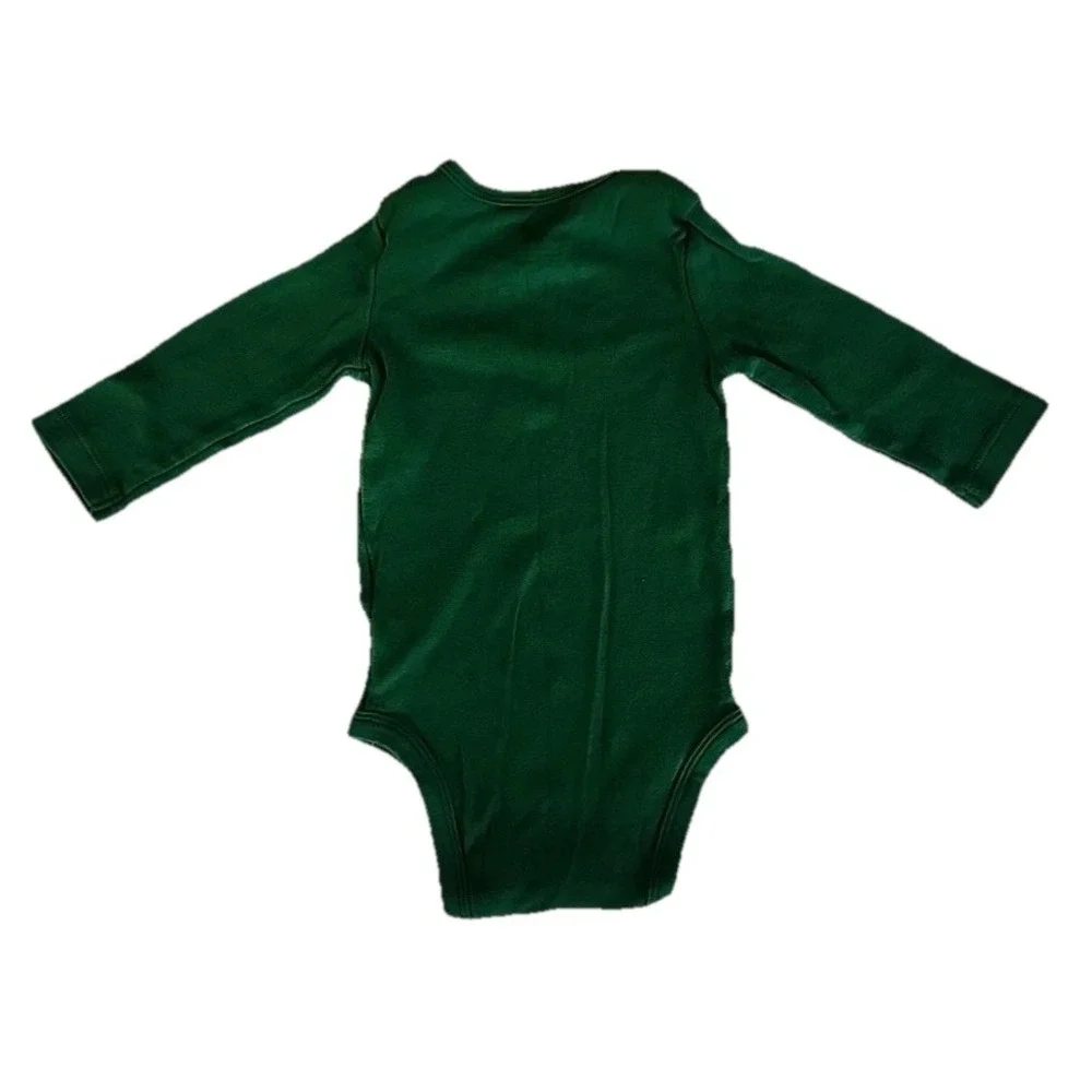 Carters 3-pc Holiday Winter Long Sleeve Bodysuits & Pant Set Baby Boy Sz 6 Mos